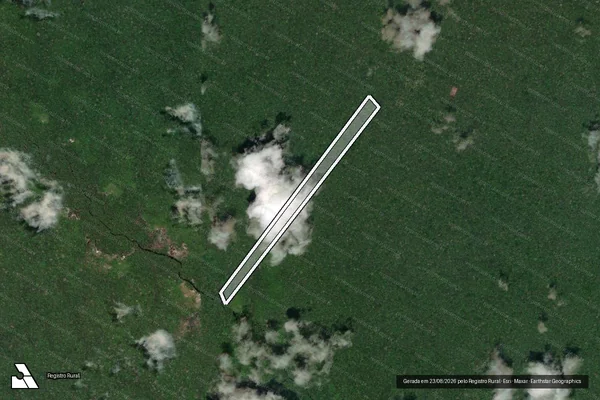 Imagem de satélite de Sitio Monte Alegre Lote 334 em MAZAGÃO - AP