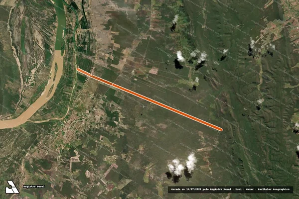 Imagem de satélite de ARAÇATINGA V em PARATINGA - BA