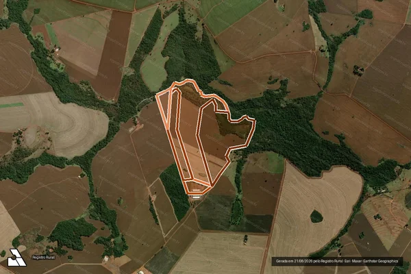 Imagem de satélite de Fazenda Nossa Senhora De Fatima em RIO VERDE - GO