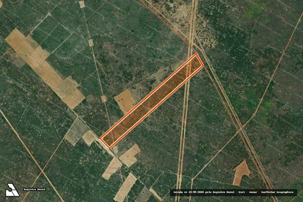 Imagem de satélite de PA BAIXA DO NOVILHO - LOTE 33 em JOÃO CÂMARA - RN