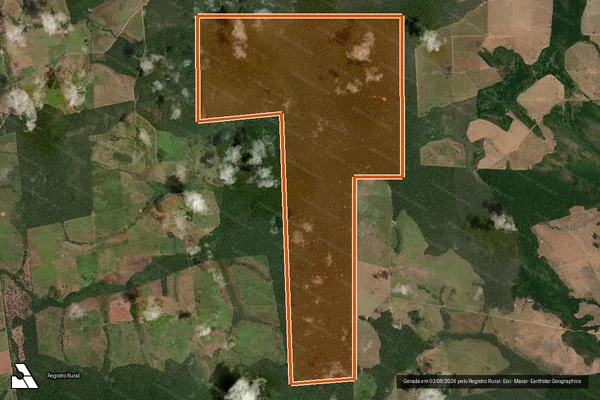 Imagem de satélite de Fazenda Calixbento Iv E Gleba B em NOVA CANAÃ DO NORTE - MT