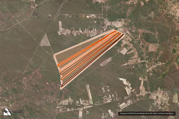 Imagem de satélite de FAZENDA INHARIM I em VIÇOSA DO CEARÁ - CE