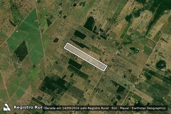 Imagem de satélite de LOTE 69 em MIRASSOL D'OESTE - MT