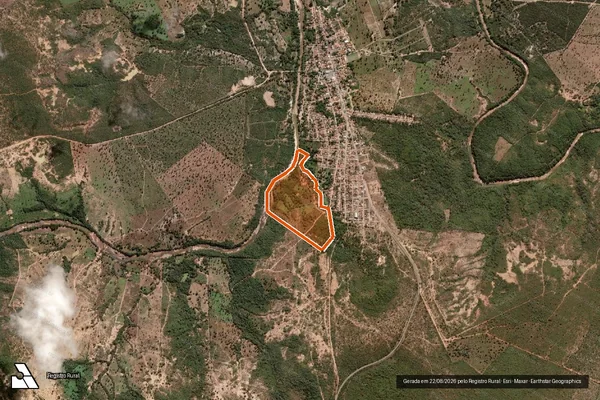 Imagem de satélite de Fazenda Santa Maria em SANTA FÉ DE MINAS - MG