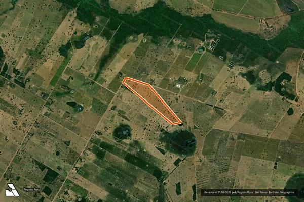 Imagem de satélite de LOTE 121 em CÁCERES - MT