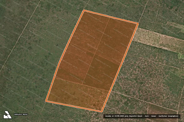 Imagem de satélite de FAZENDA JAGUARÁ em ITAPICURU - BA