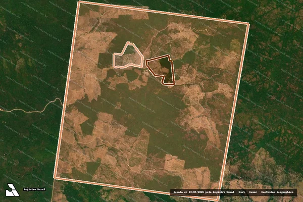 Imagem de satélite de FAZENDA TERRA BRAVIA em CUMARU DO NORTE - PA