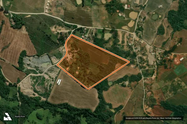 Imagem de satélite de Sitio Bergmann em RESERVA - PR