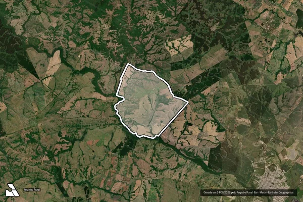 Imagem de satélite de Fazenda Cachoeira MAT 11952 em ARROIO GRANDE - RS