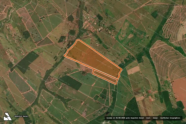 Imagem de satélite de Sitio Agua Viva em PEDRANÓPOLIS - SP