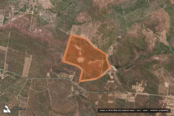 Imagem de satélite de Barragem Do Tanquinho em SANTO INÁCIO DO PIAUÍ - PI