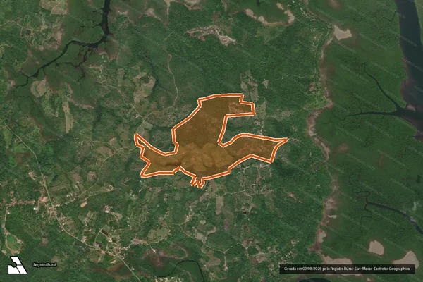 Imagem de satélite de Fazenda Sao Jose em CAMAMU - BA