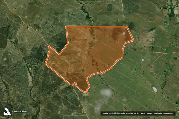 Imagem de satélite de FAZENDA MANDALA em TOMAR DO GERU - SE