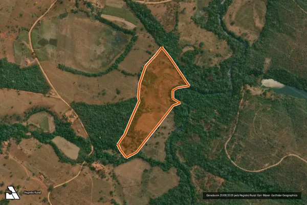 Imagem de satélite de SÍTIO BARRA DO MUTUTU em SENADOR MODESTINO GONÇALVES - MG