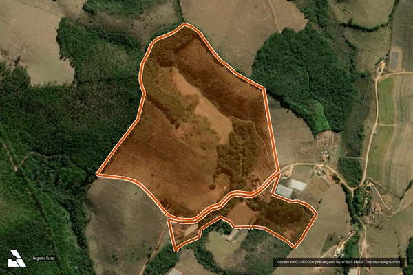 Imagem de satélite de FAZENDA DO PINTO em RESSAQUINHA - MG