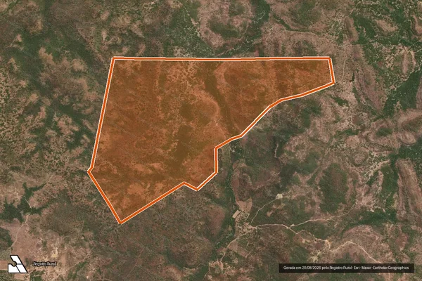 Imagem de satélite de PE DA LADEIRA em SÃO FÉLIX DO PIAUÍ - PI