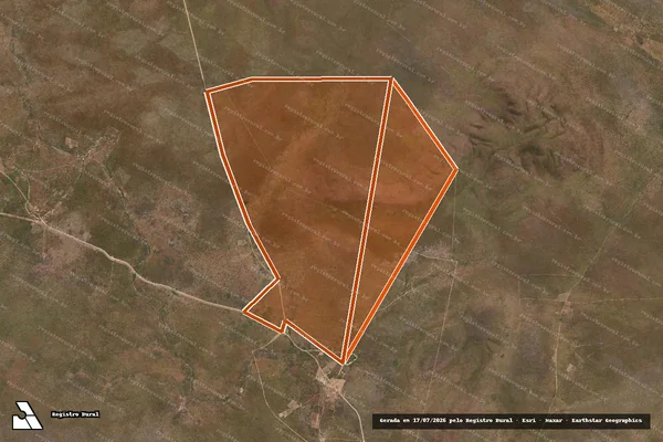 Imagem de satélite de Fazenda Comandante em PILÃO ARCADO - BA