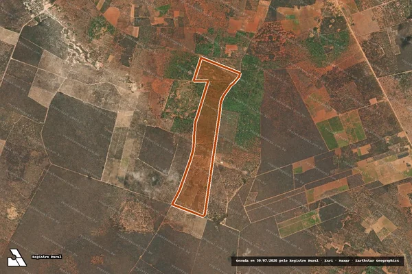 Imagem de satélite de FAZENDA UMBUZEIRO DA CRUZ em UMBURANAS - BA