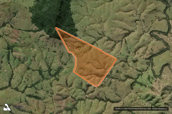Imagem de satélite de FAZENDA SANTA ELIZA em SANTO ANTÔNIO DA PLATINA - PR