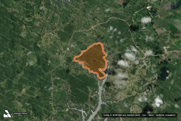 Imagem de satélite de Fazenda Novo Acordo em CAMAMU - BA