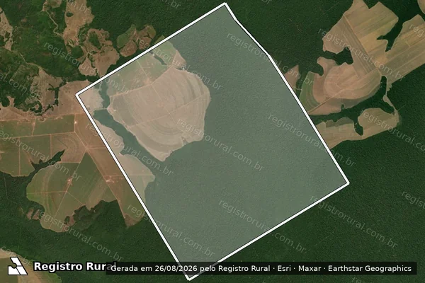 Imagem de satélite de Fazenda Agrosan Ii em JUARA - MT