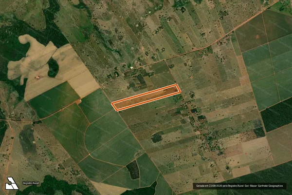 Imagem de satélite de LOTE 29 em MIRASSOL D'OESTE - MT