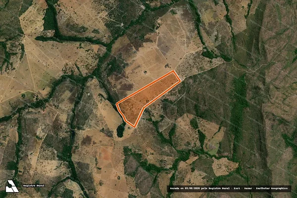 Imagem de satélite de SITIO MORIA SHALOM em CAMPINORTE - GO