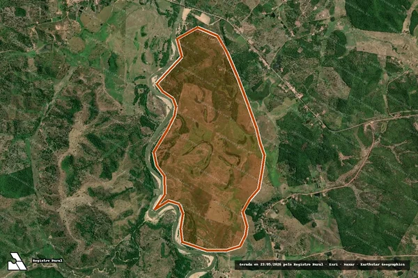 Imagem de satélite de FAZENDA BORGES em PAULO RAMOS - MA