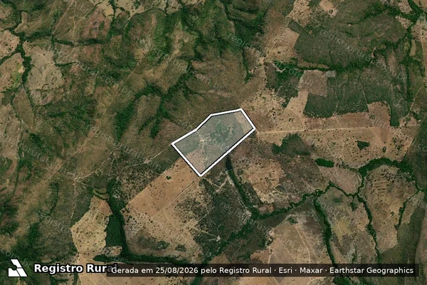 Imagem de satélite de Lote 55 do P.A. Iracema em CAMPINORTE - GO