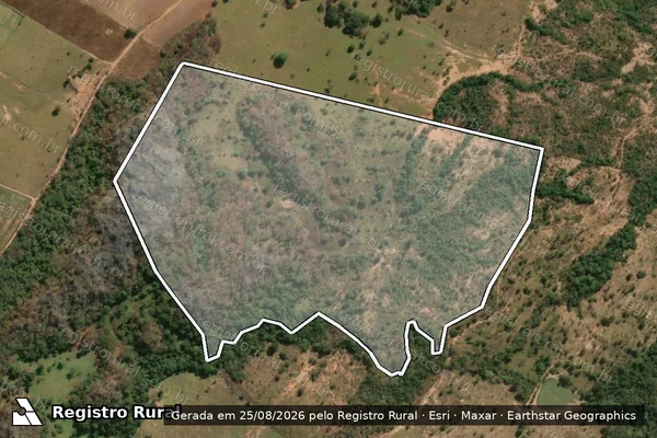 Imagem de satélite de Fazenda Sapé - Gleba 03 em MIMOSO DE GOIÁS - GO