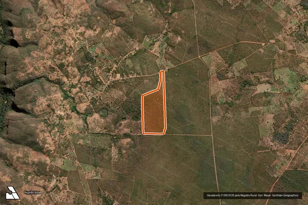 Imagem de satélite de FAZENDA LAGOINHA em VARZELÂNDIA - MG