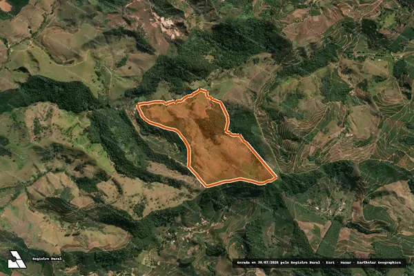 Imagem de satélite de CORREGO DOS MACHADOS em REDUTO - MG