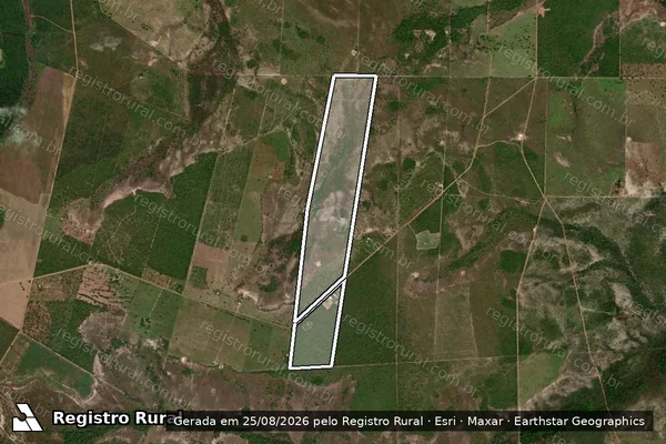 Imagem de satélite de LOTE 378 em PORTO ALEGRE DO NORTE - MT