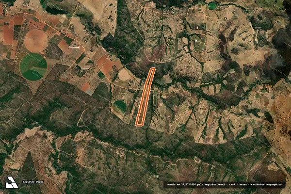 Imagem de satélite de SITIO BAU em JEQUITIBÁ - MG