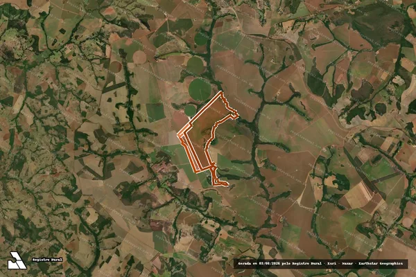 Imagem de satélite de FAZENDA RIO DOS BOIS em SILVÂNIA - GO
