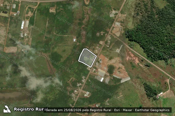 Imagem de satélite de CHACARA LOTE 43 PARTEA 1 em RIO BRANCO - AC