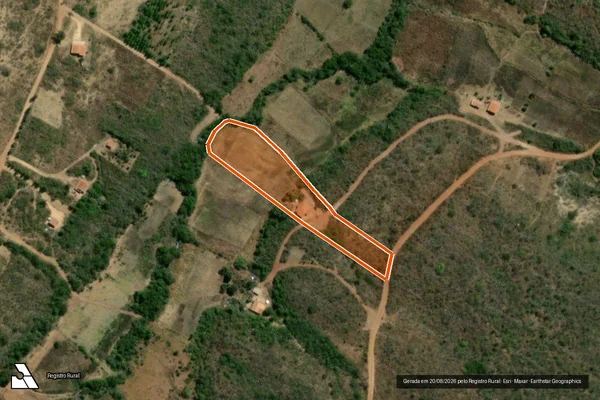 Imagem de satélite de FAZENDA AURORA em RIO PARDO DE MINAS - MG