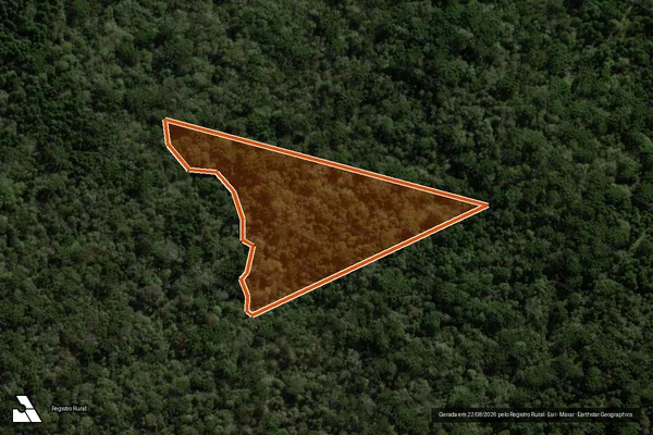 Imagem de satélite de CERRO VERDE em CAMPINA DO SIMÃO - PR