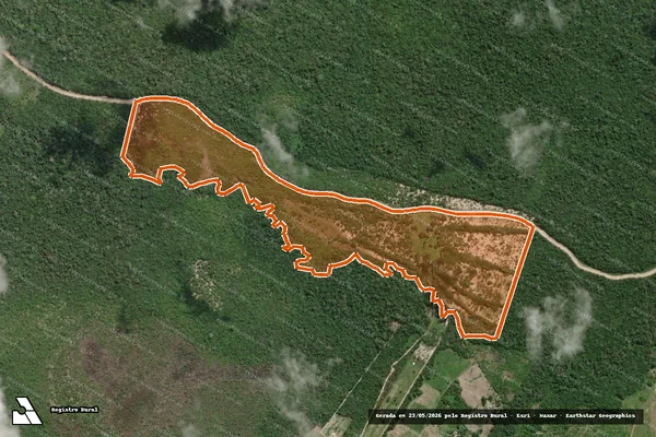 Imagem de satélite de FAZENDA JOTACE/PARTE II em MUCAJAÍ - RR