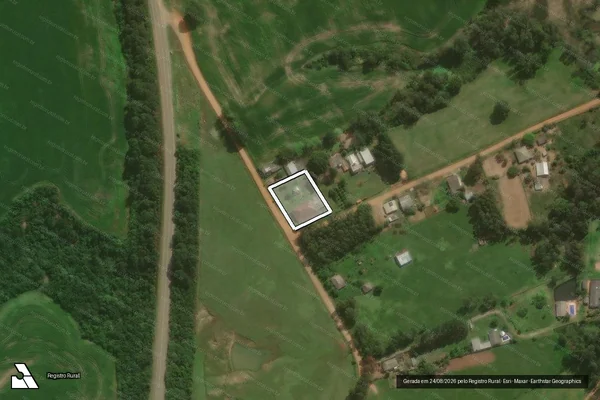 Imagem de satélite de SEM DENOMINAÇÃO em CACHOEIRA DO SUL - RS