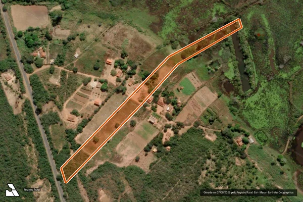 Imagem de satélite de FAZENDA PERI PERI em RIO PARDO DE MINAS - MG