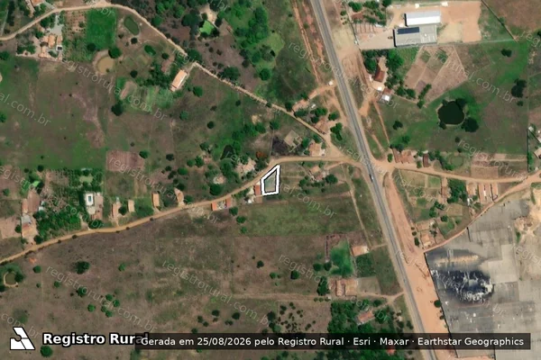 Imagem de satélite de SITIO - AREA OITEIROS em ITABAIANA - SE
