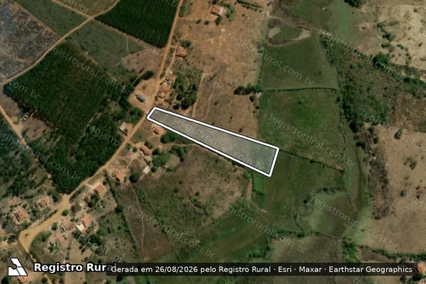 Imagem de satélite de FAZENDA ROCINHA em RIO PARDO DE MINAS - MG