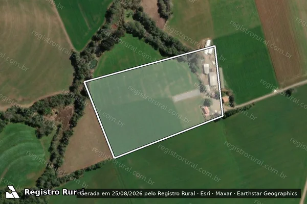 Imagem de satélite de SITIO SAO JOSE em FERNANDES PINHEIRO - PR