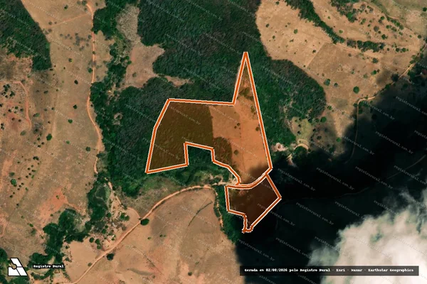 Imagem de satélite de FAZENDA SÃO GERALDO - GLEBA "B" em SANTA MARIA DO SUAÇUÍ - MG