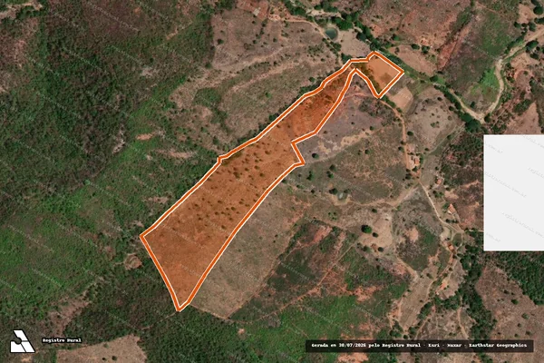 Imagem de satélite de SÍTIO CÓRREGO PALMITAL em BERILO - MG