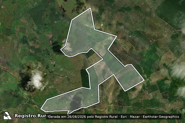Imagem de satélite de FAZENDA GENESES em PENALVA - MA