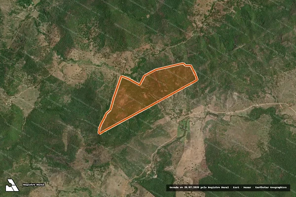 Imagem de satélite de FAZENDA AGUA BELA em ALMENARA - MG