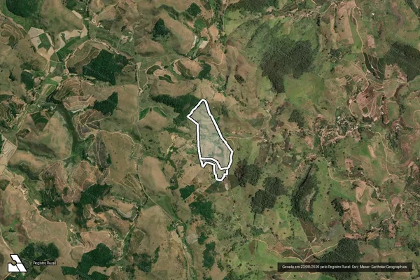 Imagem de satélite de BOA ESPERANÇA E SANTA MARIA em ALEGRE - ES