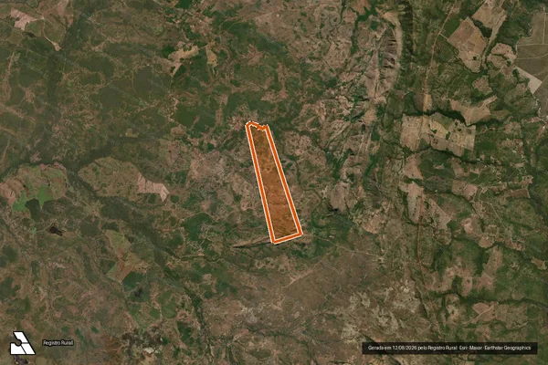 Imagem de satélite de FAZENDA VACA BRAVA - GLEBA 03 em TAIPAS DO TOCANTINS - TO